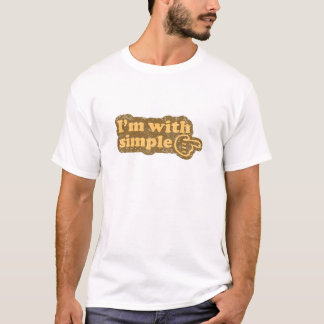 T-shirt Je suis avec simple
