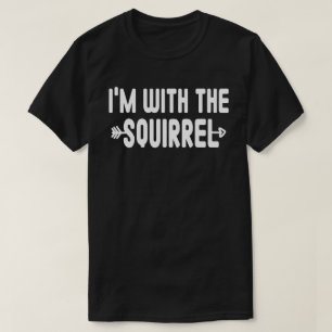 T-shirt Je suis avec SquirrelEasy Halloween Matching Coupl