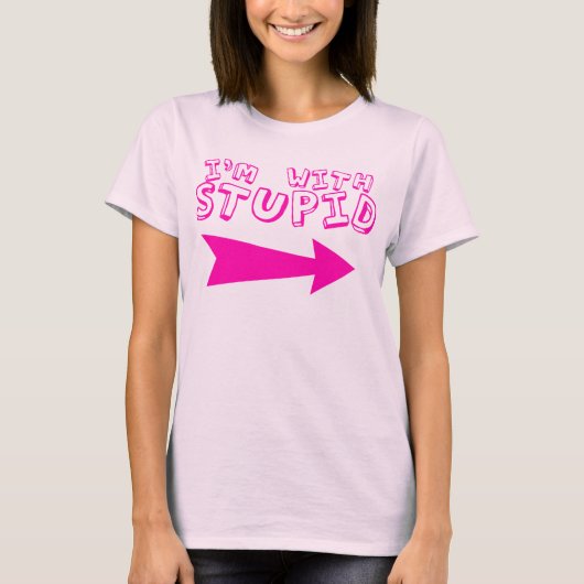 T-shirt Je suis AVEC STUPIDE (Devant)