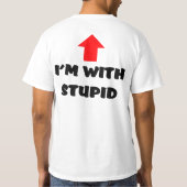 T-shirt Je suis AVEC STUPIDE (Dos)