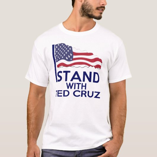 T-SHIRT JE SUIS AVEC TED CRUZ (Devant)