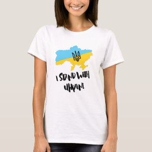 T-shirt Je suis avec Ukraine Flag - Femmes
