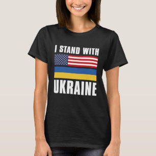 T-shirt Je Suis Avec Ukraine USA