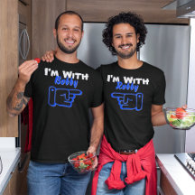 Je suis avec un nom personnalisé Pointing Left Fri