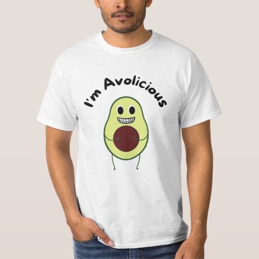 T-shirt Je suis Avolicious - Funny Fruit Pun (Devant)