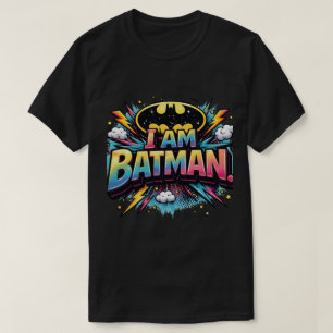 T-shirt Je Suis Batman Icône Super-Héros Dark Knight