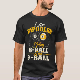 T-shirt Je Suis Bipooler Snooker Jeu Billard Pool Joueur