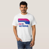 T-shirt Je suis bissectionnel (Devant entier)