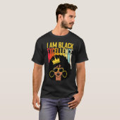 T-shirt Je Suis Black Excellence Melanin Queen Afro Femmes (Devant entier)