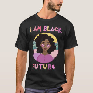 T-shirt Je suis Black Future Black Girl Magic Natural Afro
