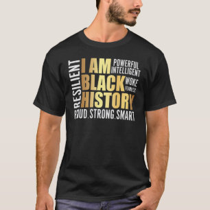 T-shirt Je suis Black History Melanin Diversity_1