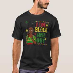 T-shirt Je Suis Black History Mois African American Kids G