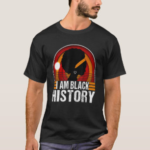 T-shirt Je Suis Black History Mois African American Pride