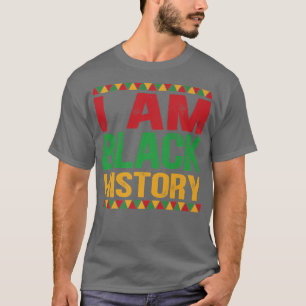 T-shirt Je Suis Black History Mois African American Pride