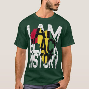 T-shirt Je Suis Black History Mois African American Pride
