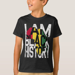 T-shirt Je Suis Black History Mois African American Pride