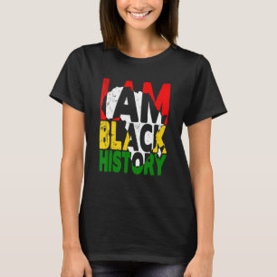 T-shirt Je Suis Black History Mois African American Pride 