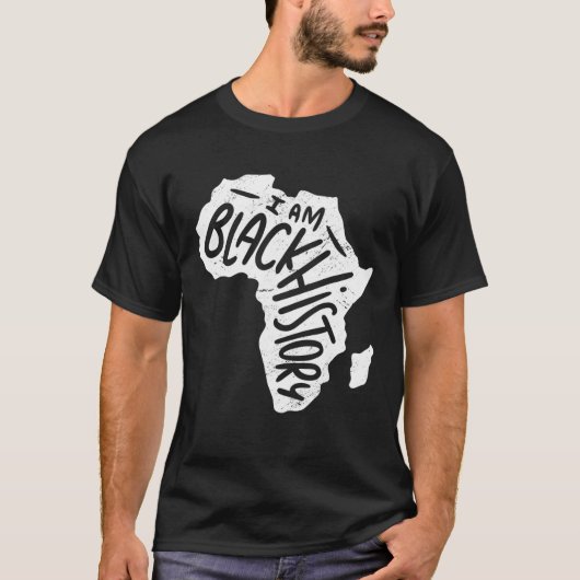 T-shirt Je Suis Black History Mois African American Pride  (Devant)