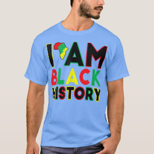 T-shirt Je Suis Black History Mois African American Pride