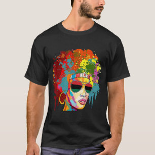 T-shirt Je Suis Black History Mois Black Queen BHM Pride M