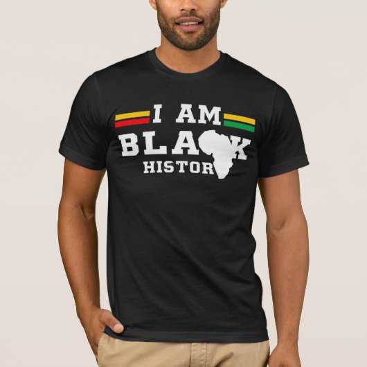 T-shirt Je Suis Black History Shirt (Devant)