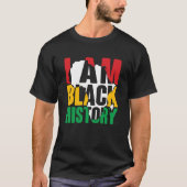 T-shirt Je Suis Black History Shirt, Black History Mois (Devant)