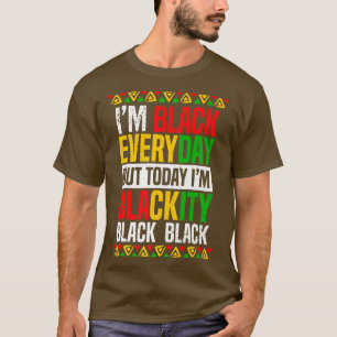 T-shirt Je suis Blackity Black African American Men Femmes