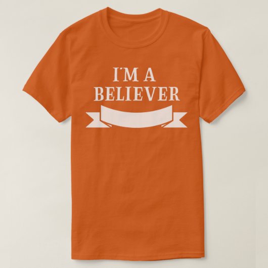 T-shirt Je suis blanc croyant (Design devant)