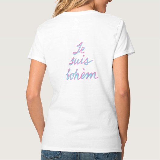 T-shirt je suis bohème (Dos)