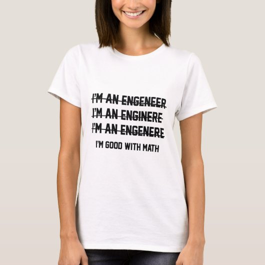 T-shirt Je suis bon avec les maths (Devant)