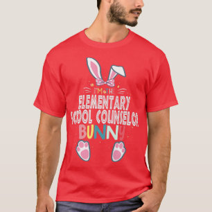T-shirt Je suis Bunny Easter D, conseiller de l'école élém