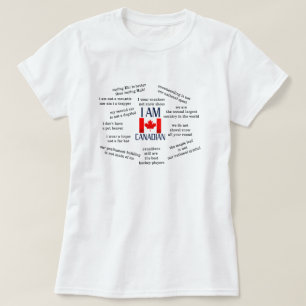 T-shirt Je suis Canadien - Vérités canadiennes