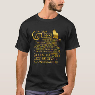 T-shirt Je suis Catleesi Mère des chats Tee drôle Ca pour