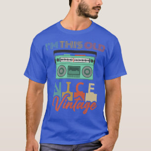 T-shirt Je suis cette vieille boîte à bombe Nice Radio Vin