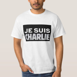 T-SHIRT JE SUIS CHARLIE, JE SUIS CHARLIE