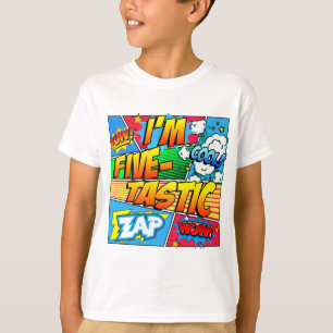T-shirt Je suis cinq Tastic 5th Birthday