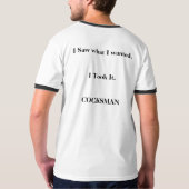 T-SHIRT JE SUIS : COCKSMAN (Dos entier)