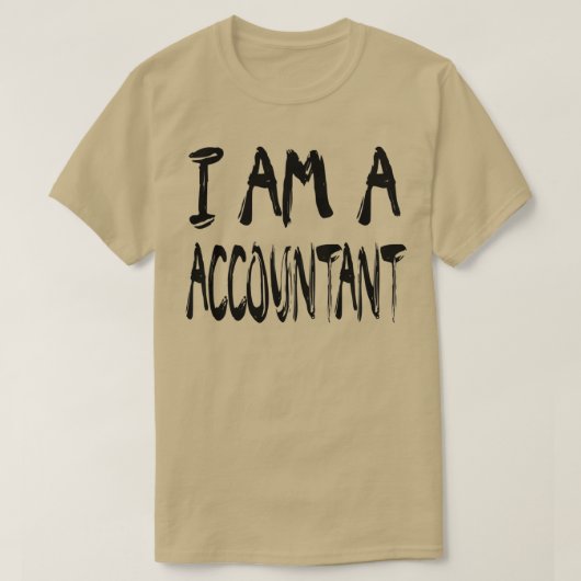 T-shirt Je Suis Comptable 2 (Design devant)