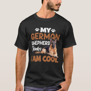 T-shirt Je suis cool berger allemand K9