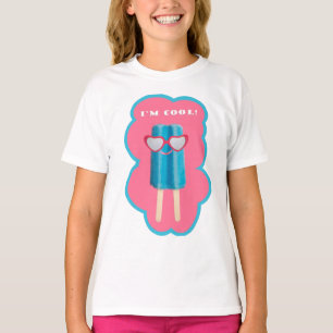 T-shirt Je suis Cool Ice Pop dans les lunettes de soleil
