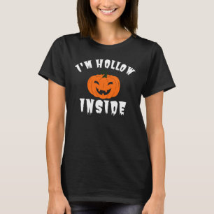 T-shirt Je suis creux à l'intérieur Citrouille Jack O Lant