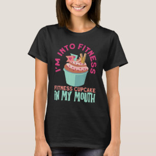 T-shirt Je suis dans Fitness Cupcake