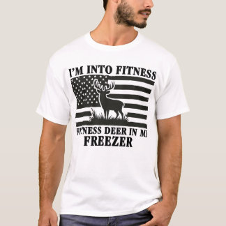 T-shirt Je suis dans Fitness Deer dans My Freezer Deer H