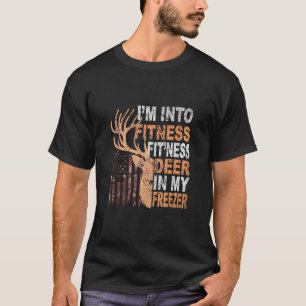 T-shirt Je suis dans Fitness Deer Freezer Funny Hunter Pap