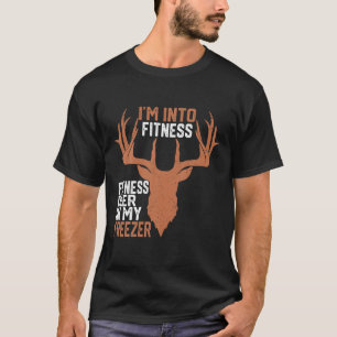 T-shirt Je suis dans Fitness Deer Freezer Funny Hunter Pap