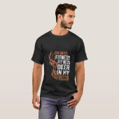 T-shirt Je suis dans Fitness Deer Freezer Funny Hunter Pap (Devant entier)
