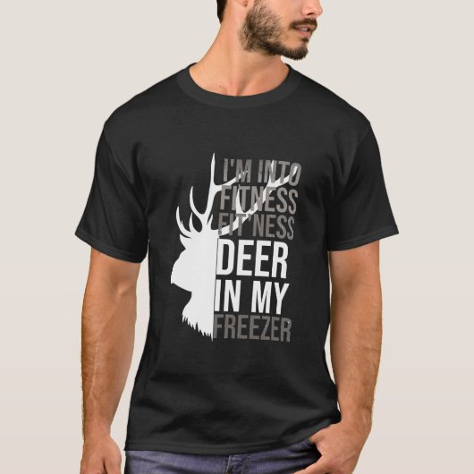T-shirt Je suis dans Fitness Fit ness Deer Dans Mon Freeze (Devant)