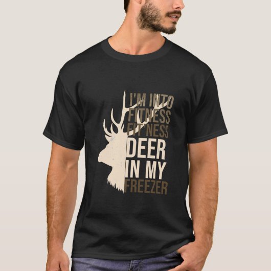 T-shirt Je suis dans Fitness Fit ness Deer Dans Mon Freeze (Devant)