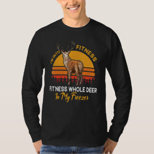 T-shirt Je Suis Dans Fitness Fitness Deer Dans Mon Congéla
