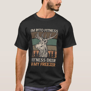 T-shirt Je suis Dans Fitness Fitness Deer Dans Mon Freezer